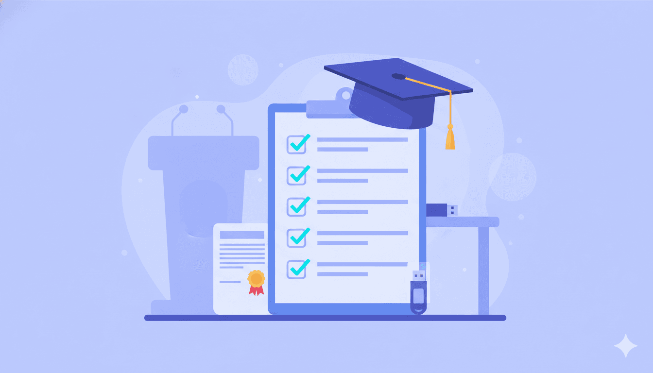 Чек-лист перед защитой диплома 2026: 20 пунктов, которые нельзя забыть