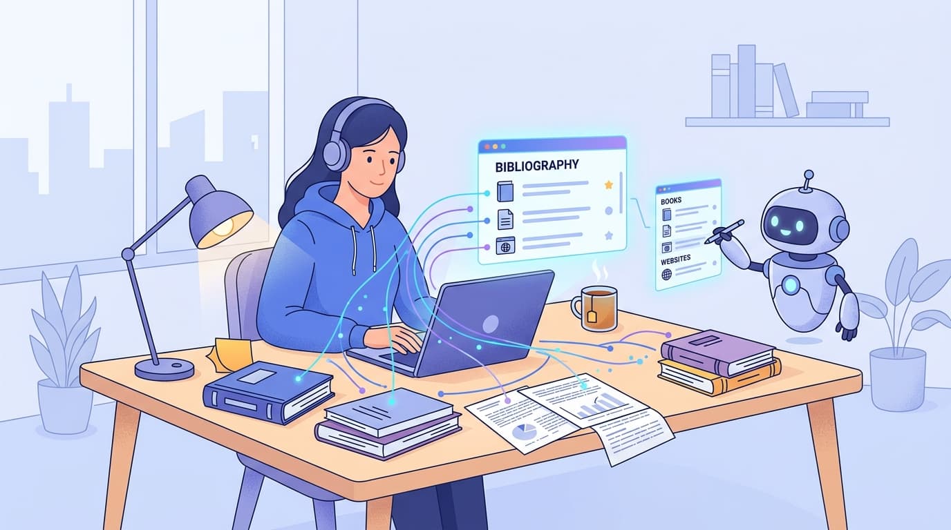 Как оформить список литературы с AI-ботом: источники для диплома за 10 минут