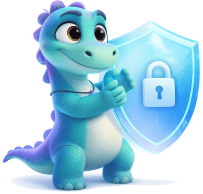 Диплодок с щитом защиты